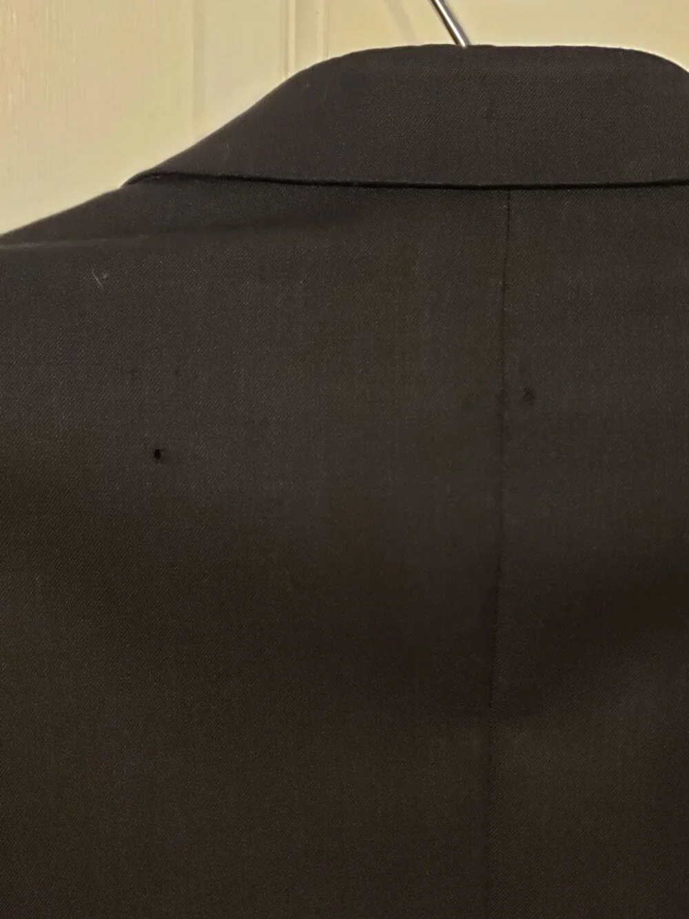 Pronto Uomo Platinum Black Suit Jacket Blazer 40R 2 Button Double Vent